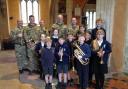 Army musicians from Tidworth joined a workshop at St Michael’s School, Aldbourne