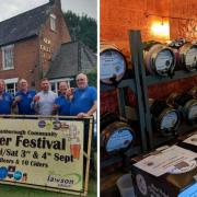 Pictures from last year's Wanborough Beer Festival in September
