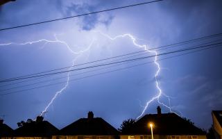 A thunderstorm warning is in place for Wiltshire (file photo)