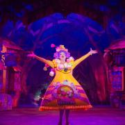 Dame Fifi played by David Ashley at The Wyvern Theatre's Beauty and the Beast pantomime