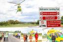 New helipad launched at Salisbury District Hospital