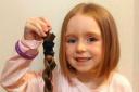 Leyla has donated 11 inches of her hair to The Little Princess Trust.