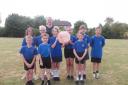 Pupils at Hilperton Primary School are trilled with their gold sport award