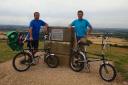 Jon Palmer and Chris Cooper at Coombe Hill