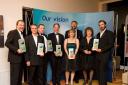 Award winners with Judith Hann and Trust Director Gary Mantle 