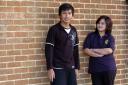 Churchfields pupils Ashim Thapa and Prekchha Gurung, who have been picked to go on the elite education programme