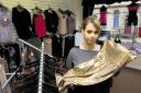 Shae Gumm, the 20-year-old proprietor of clothes shop Inspired, in her new premises in Bank Street, Melksham