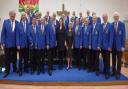 Swindon Male Voice Choir with director of music Kirstie Smith