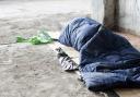 A homeless person in a sleeping bag. Picture: GETTY IMAGES