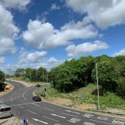 The A419 at White Hart roundabout, pictured, is one of the roundabouts that will see roadworks this week. Pic: Swindon Borough Council