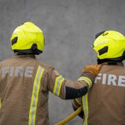 Firefighters were called to the incident in Wiltshire