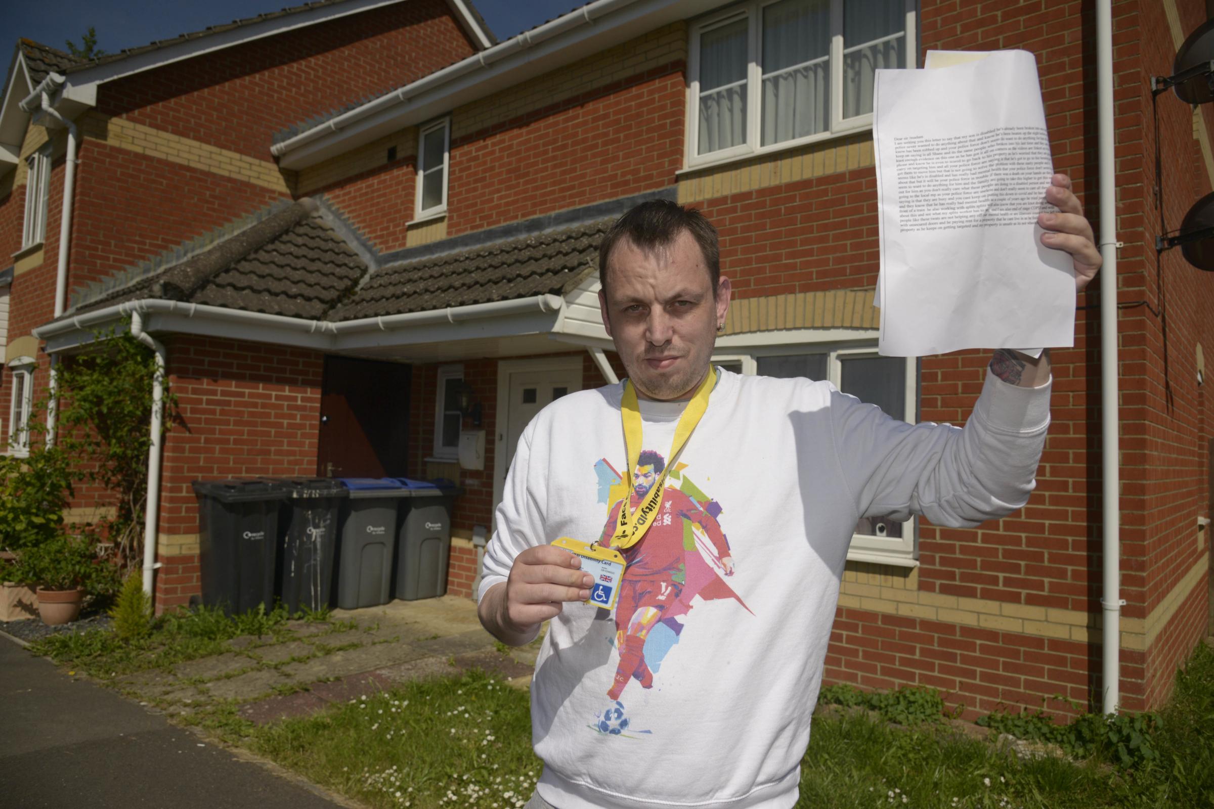 Threats force disabled man out of his Wiltshire home - Vimarsana News