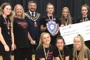 Royal Wootton Bassett's Challenge champions with the Mayor