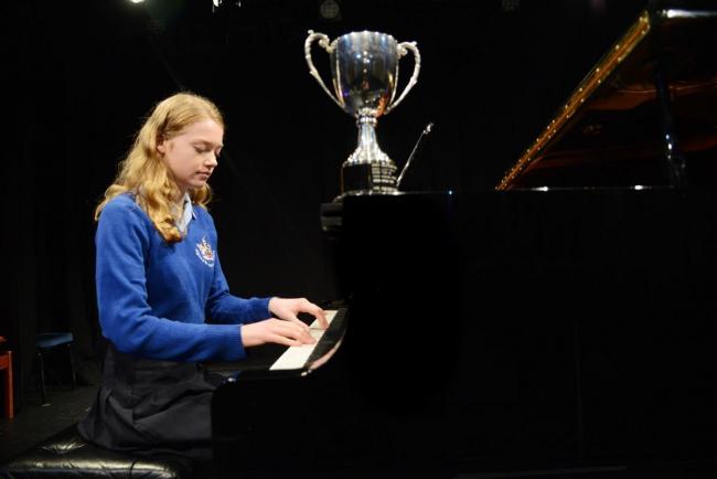 Swindon Music Festival - Piano Solo Grades 3 and 4. Pictured Martha Berry Winner..21/03/18 Thomas Kelsey.