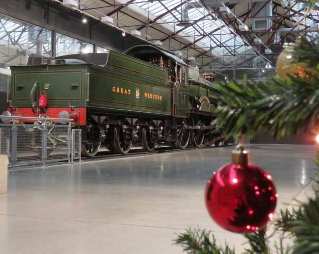 The Steam Museum has been redecorated for Christmas