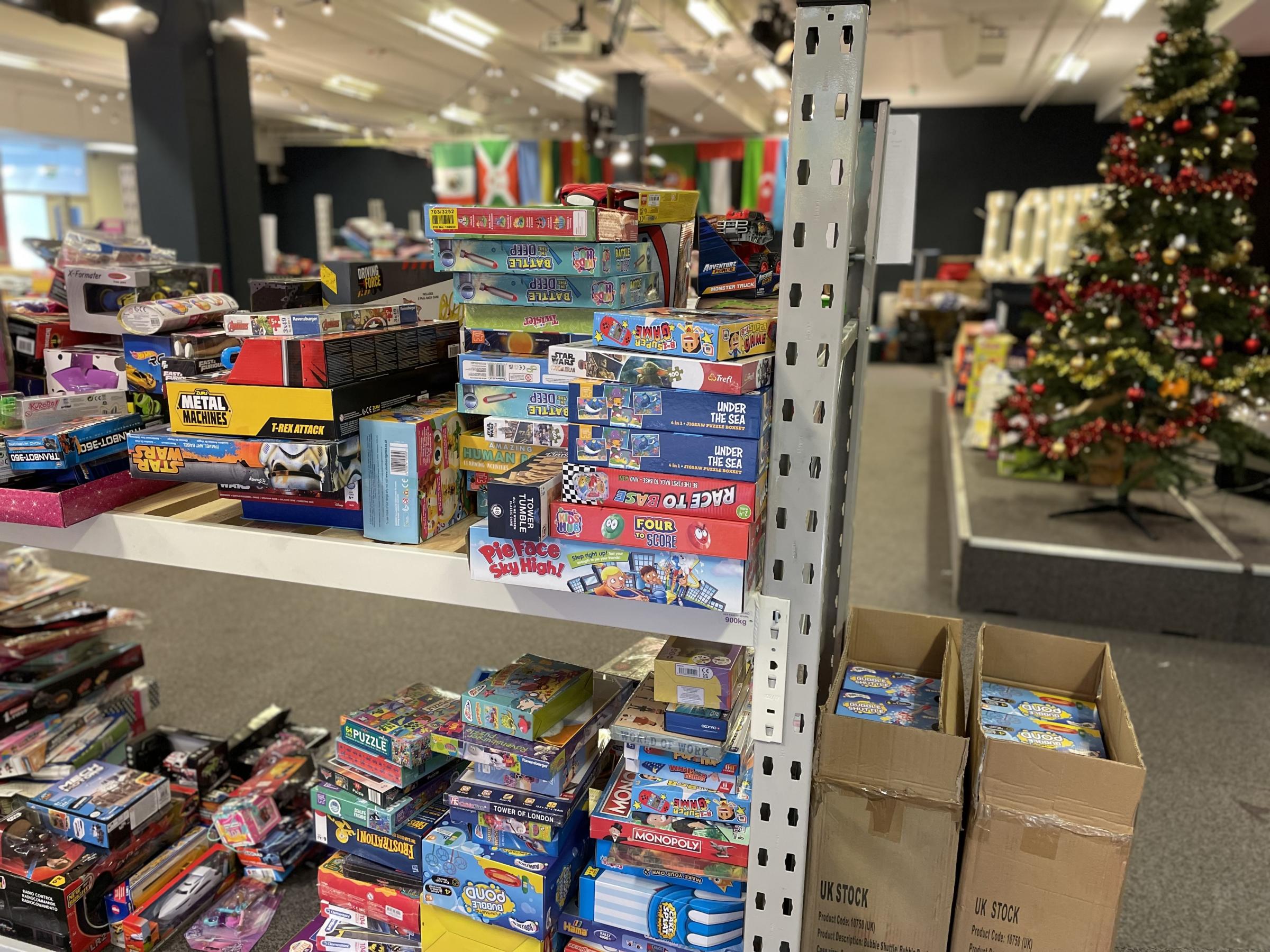 The Swindon Christmas Toy Appeal will give gifts to more than 900 children