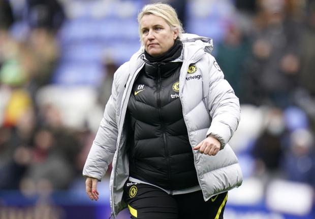 This Is Wiltshire: Chelsea Women manager Emma Hayes. Picture: PA