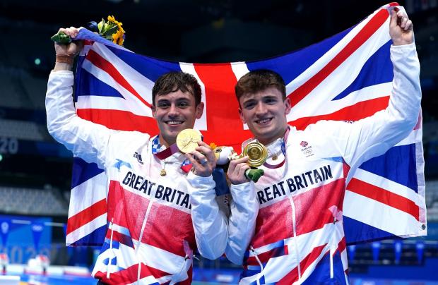 This Is Wiltshire: Tom Daley (left) and Matty Lee have been made MBEs. Picture: PA