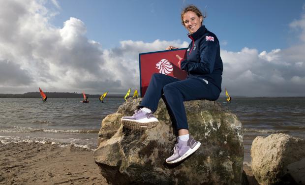 This Is Wiltshire: Sailing gold-medallist Hannah Mills awarded an OBE. Picture: PA