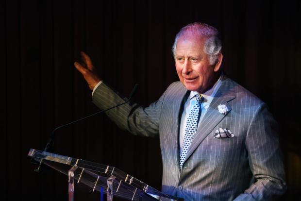 This Is Wiltshire: Prince Charles addresses Trinity College at the new Levine Building auditorium. 