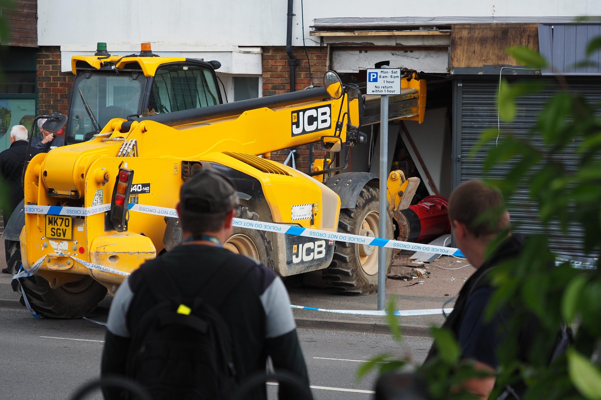 Trains disrupted as man arrested over bid to steal ATM using crane This Is Wiltshire picture image