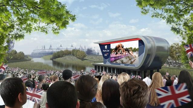 Park Live: Giant TV screens will be keeping spectators entertained at the Olympic Park. There are plans to offer general Park tickets, enabling people to come into the Olympic Park without tickets for sporting events. 