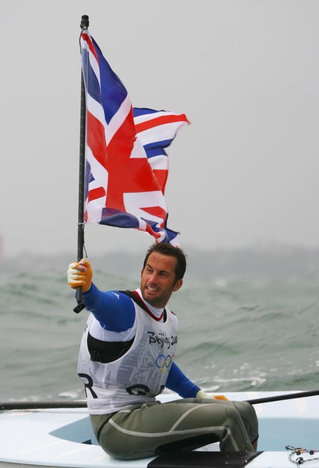 Three-time Olympic gold medallist Ben Ainslie will be the first Torchbearer to carry the Olympic Flame in the UK. 